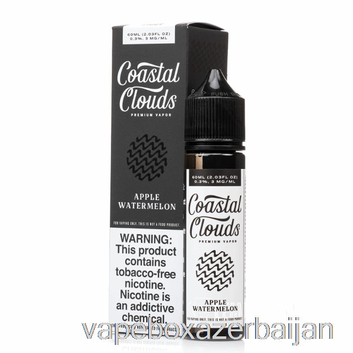 Vape Baku Apple Watermelon - Coastal Clouds Co. - 60mL 3mg